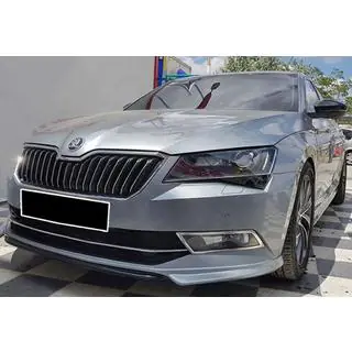 Främre läppspoiler DPT V-1 (2015-2020, svart högglans) Skoda Superb 2015–2024 foto 1