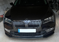 Skoda Superb 2015–2024 DPT V-2 frontläpp (2015-2020, blanksvart) foto 12