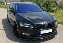 Skoda Superb 2015–2024 DPT V-2 frontläpp (2015-2020, blanksvart) foto 13