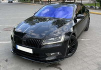 Skoda Superb 2015–2024 DPT V-2 frontläpp (2015-2020, blanksvart) foto 15