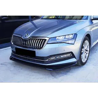 Främre läppspoiler till stötfångare DPT V-3 (2015-2020, blanksvart) Skoda Superb 2015–2024 foto 1