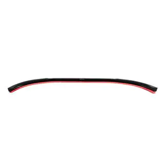 Universell frontläppspoiler DPT Red (ABS, svart högglans) foto 4