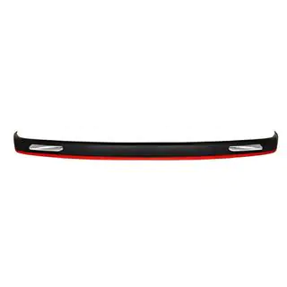 Universell front lipspoiler DPT Red V-1 (ABS, svart högglans)