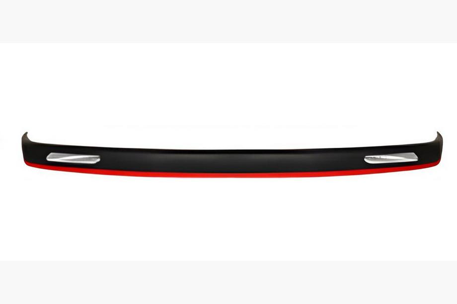 Universell front lipspoiler DPT Red V-1 (ABS, svart högglans) Image