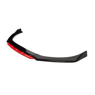 Universell främre läppspoiler till stötfångare DPT Red V-2 (ABS, blanksvart) foto 3