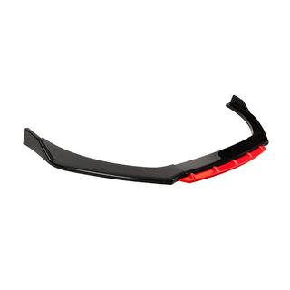 Universell främre läppspoiler till stötfångare DPT Red V-2 (ABS, blanksvart) foto 4