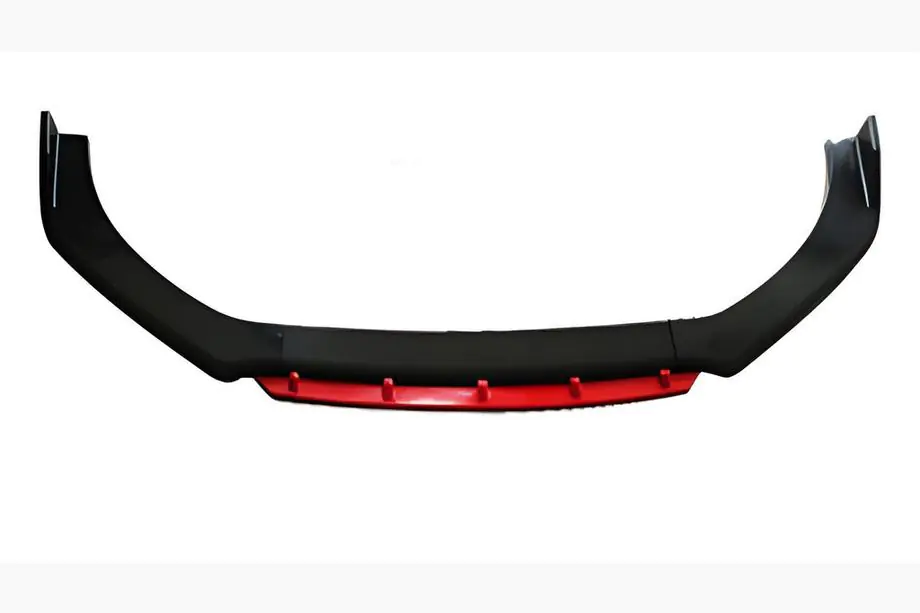 Universell främre läppspoiler till stötfångare DPT Red V-2 (ABS, blanksvart) Image
