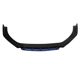 Universell främre lipspoiler DPT Blue V-2 (ABS, svart högblank)