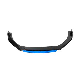 Universell främre lipspoiler DPT Blue V-2 (ABS, svart högblank) foto 1