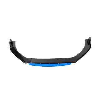Universell främre lipspoiler DPT Blue V-2 (ABS, svart högblank) foto 1