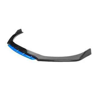 Universell främre lipspoiler DPT Blue V-2 (ABS, svart högblank) foto 3
