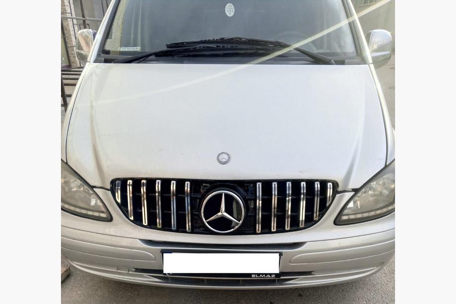Mercedes Vito W639 2004–2014 Frontgrill 2004-2010 GT Panamericana Chrome Eco Image