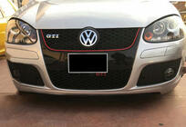Volkswagen Golf 5 2003–2009 DPT V-2 frontlip (för GTI, svart högglans) foto 1