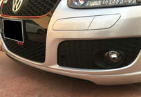 Volkswagen Golf 5 2003–2009 DPT V-2 frontlip (för GTI, svart högglans) foto 2