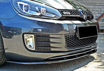 Volkswagen Golf 6 2008–2014 DPT V-2 frontlip (för GTI, svart högglans) foto 4