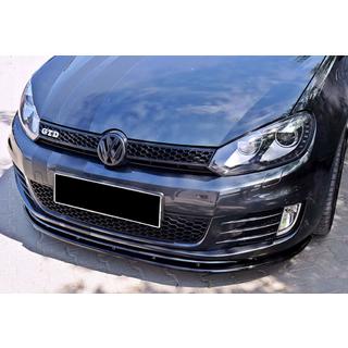 DPT V-2 frontlip (för GTI, svart högglans) Volkswagen Golf 6 2008–2014 foto 1