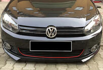 Volkswagen Golf 6 2008–2014 Frontläppspoiler DPT V-2 (för lackering) foto 1