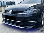 Volkswagen Golf 7/E-Golf 2012–2020 Frontlip DPT V-1 (för originalstötfångare, 2017-2019, för lackering) foto 1