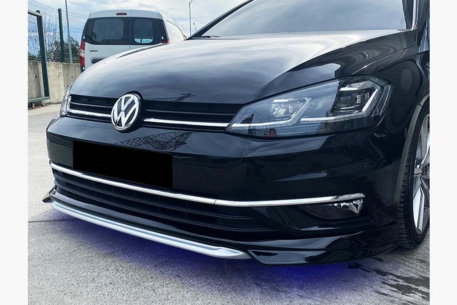 Volkswagen Golf 7/E-Golf 2012–2020 Frontlip DPT V-1 (för originalstötfångare, 2017-2019, för lackering) Image