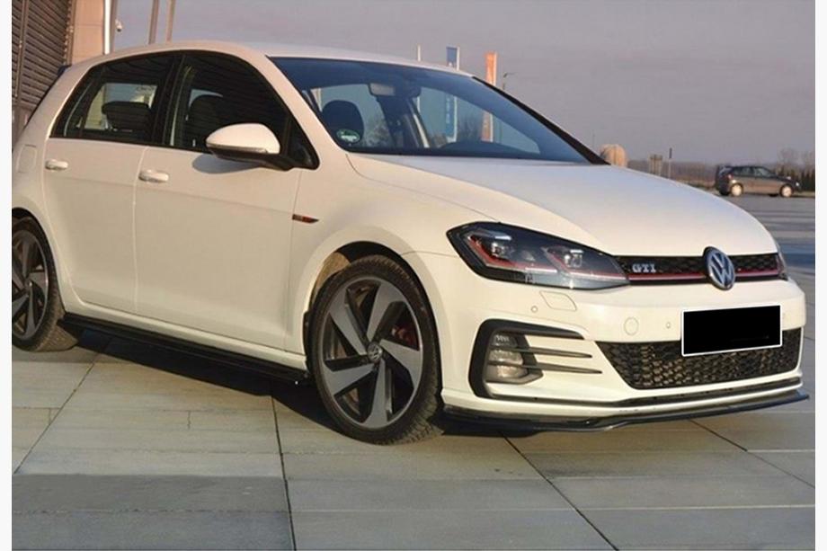 Volkswagen Golf 7/E-Golf 2012–2020 Frontläpp DPT V-2 (för GTI, 2017-2019, blanksvart) Foto 2