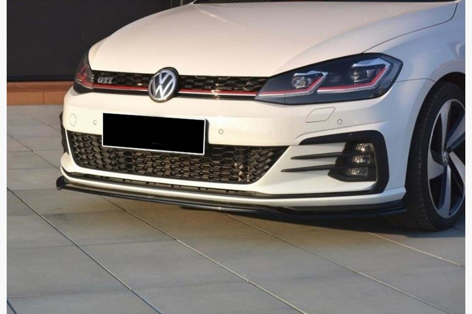 Volkswagen Golf 7/E-Golf 2012–2020 Frontläpp DPT V-2 (för GTI, 2017-2019, blanksvart) Foto 1