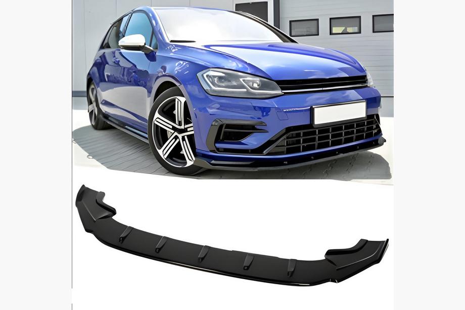 Volkswagen Golf 7/E-Golf 2012–2020 DPT V-4 frontläpp (för R / R-Line HB, 2017-2019, blanksvart) Image