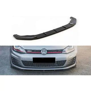 DPT V-1 frontläpp / frontsplitter (för GTI, 2012-2017, svart högglans) foto 1