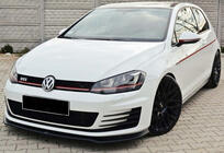 Volkswagen Golf 7/E-Golf 2012–2020 Främre läppspoiler DPT V-2 (för GTI, 2012-2017, högglans svart) foto 2