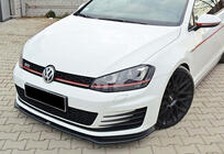 Volkswagen Golf 7/E-Golf 2012–2020 Främre läppspoiler DPT V-2 (för GTI, 2012-2017, högglans svart) foto 5