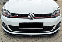 Volkswagen Golf 7/E-Golf 2012–2020 Främre läppspoiler DPT V-2 (för GTI, 2012-2017, högglans svart) foto 3