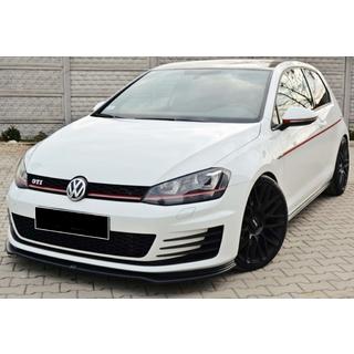 Främre läppspoiler DPT V-2 (för GTI, 2012-2017, högglans svart) foto 2