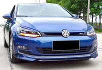 Volkswagen Golf 7/E-Golf 2012–2020 Frontläpp DPT V-1 (för originalstötfångare, 2012-2017, för lackering) foto 1