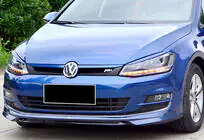 Volkswagen Golf 7/E-Golf 2012–2020 Frontläpp DPT V-1 (för originalstötfångare, 2012-2017, för lackering) foto 2