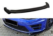 Volkswagen Golf 7/E-Golf 2012–2020 DPT V-2 frontläpp / läppspoiler (för R / R-Line HB, 2012-2017, blanksvart) foto 4