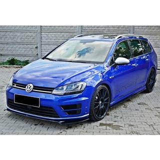 DPT V-2 frontläpp / läppspoiler (för R / R-Line HB, 2012-2017, blanksvart) Volkswagen Golf 7/E-Golf 2012–2020 foto 1