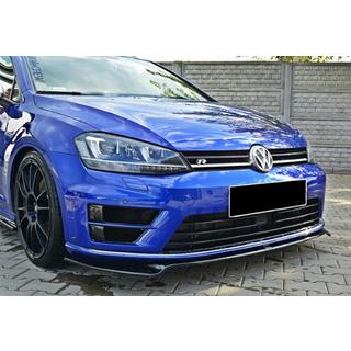 DPT V-2 frontläpp / läppspoiler (för R / R-Line HB, 2012-2017, blanksvart) Volkswagen Golf 7/E-Golf 2012–2020 foto 2