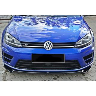 DPT V-2 frontläpp / läppspoiler (för R / R-Line HB, 2012-2017, blanksvart) Volkswagen Golf 7/E-Golf 2012–2020 foto 3