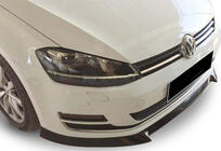 Volkswagen Golf 7/E-Golf 2012–2020 Främre läppspoiler DPT V-4 (för originalstötfångare, 2012-2017, blanksvart) foto 1