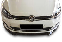 Volkswagen Golf 7/E-Golf 2012–2020 Främre läppspoiler DPT V-4 (för originalstötfångare, 2012-2017, blanksvart) foto 2
