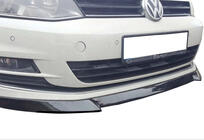 Volkswagen Golf 7/E-Golf 2012–2020 Främre läppspoiler DPT V-4 (för originalstötfångare, 2012-2017, blanksvart) foto 3