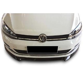 Främre läppspoiler DPT V-4 (för originalstötfångare, 2012-2017, blanksvart) Volkswagen Golf 7/E-Golf 2012–2020 foto 2