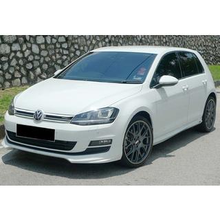 Främre läppspoiler DPT V-5 (för originalstötfångare, 2012-2017, blanksvart) Volkswagen Golf 7/E-Golf 2012–2020 foto 3
