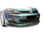 Volkswagen Golf 7/E-Golf 2012–2020 Frontlip DPT V-2 (för originalstötfångare, 2012-2017, blanksvart) foto 4