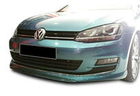 Volkswagen Golf 7/E-Golf 2012–2020 Frontlip DPT V-2 (för originalstötfångare, 2012-2017, blanksvart) foto 2