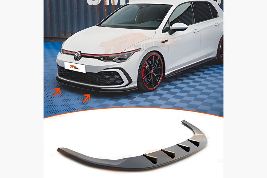 Volkswagen Golf 8 2019– DPT frontläpp (för GTI, blanksvart) Image