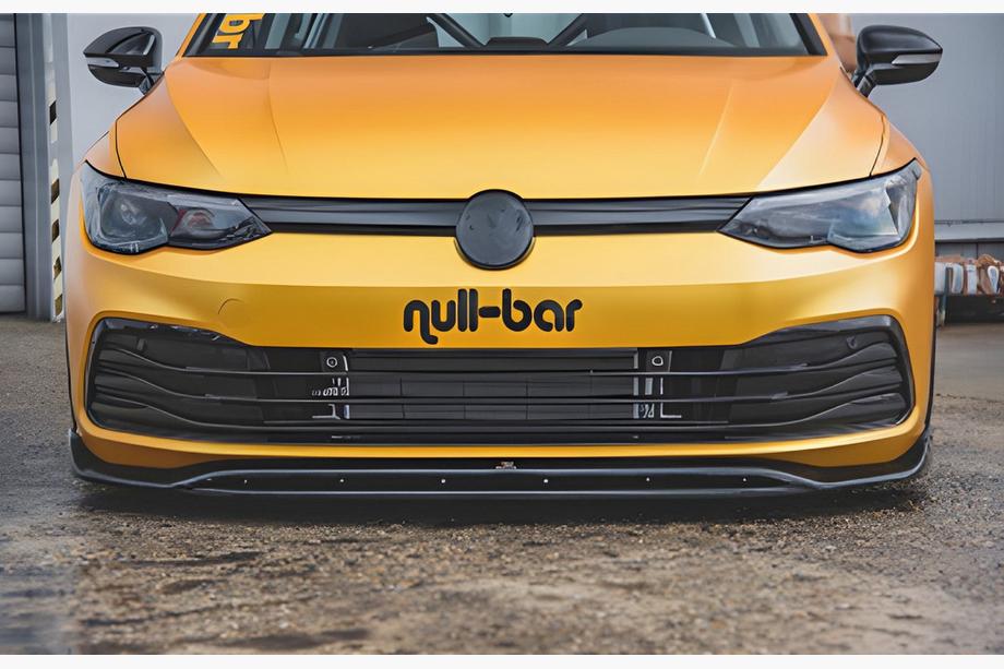 Volkswagen Golf 8 2019– Främre lipspoiler DPT V-2 (glanssvart) Image