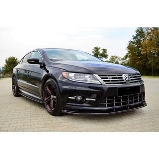 Främre läppspoiler DPT (för R-Line, 2008-2011, blank svart) Volkswagen Passat CC 2008–2017 foto 2