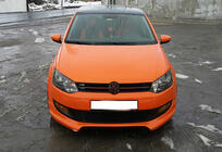 Volkswagen Polo 2010–2017 Frontläpp DPT (2009-2013, svart högglans) foto 1