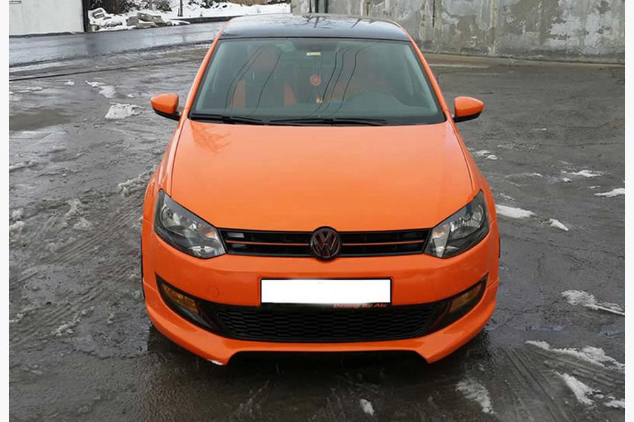 Volkswagen Polo 2010–2017 Frontläpp DPT (2009-2013, svart högglans) Image