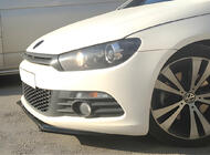 Volkswagen Scirocco 2008–2017 Frontläpp DPT (2008-2017, svart högglans) foto 1